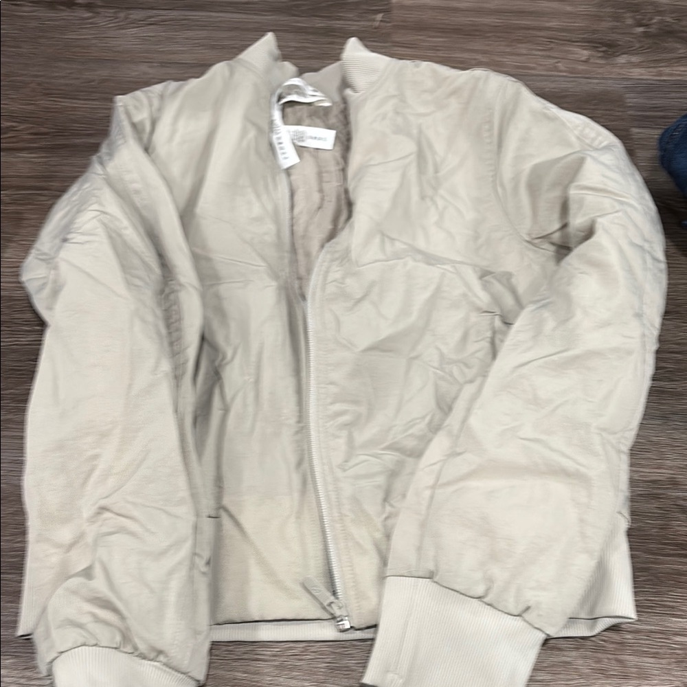 Lululemon Light Taupe Bomber Jacket never worn